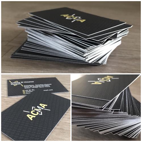 Création du logo & des cartes de visite ACMA