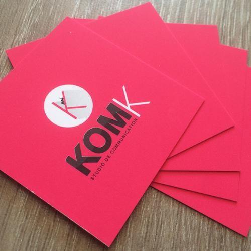 Création et impression des cartes de visite Kom K